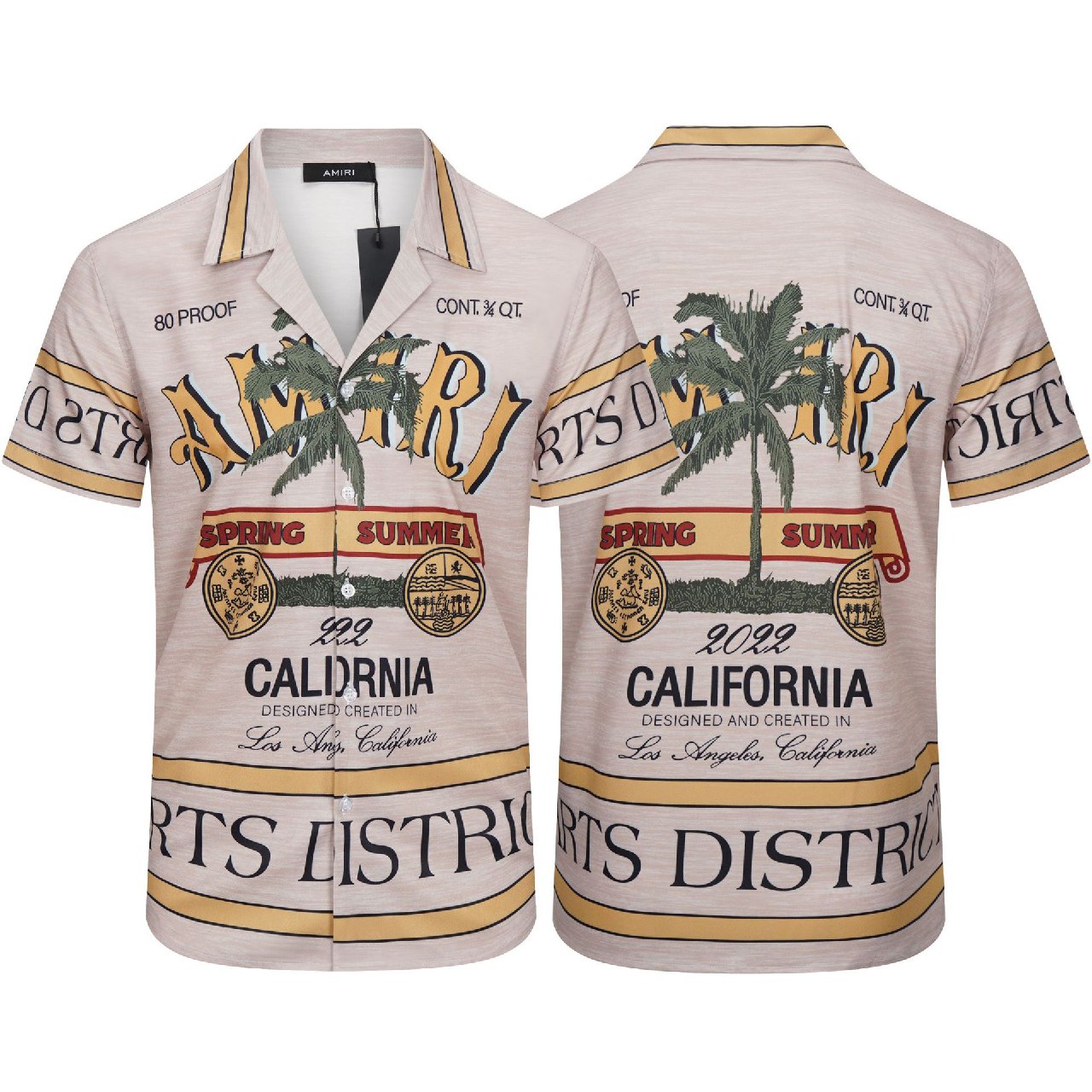 Camiseta con Estampado Vintage