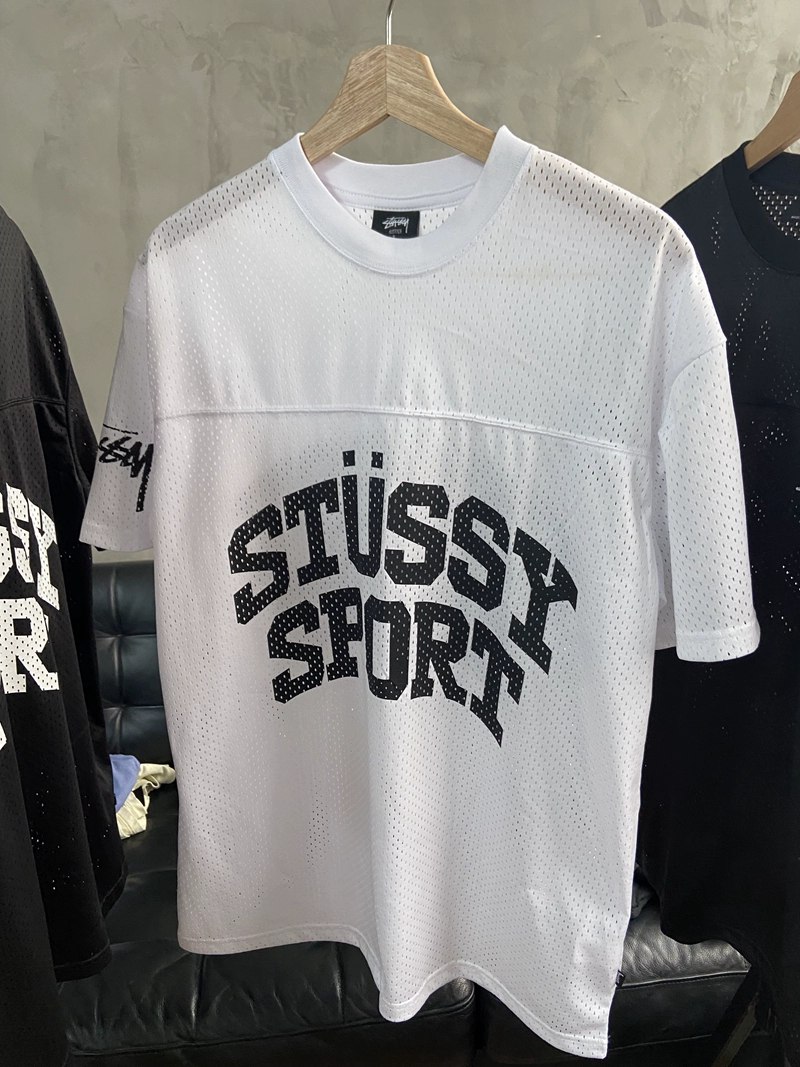 Camiseta Stüssy Deportiva Blanca 